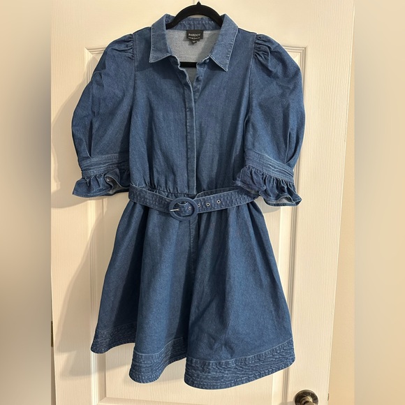 BARDOT Stella Denim Mini Dress - Picture 2 of 4